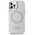 Original Case IPHONE 12 / 12 PRO Guess Hard Case Metal Outline Magsafe (GUHMP12MHTRMP) pink 3666339169961
