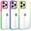 Case APPLE IPHONE 15 PRO MX Rainbow purple-blue 5901313079651