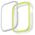 Case APPLE WATCH 4 / 5 / 6 / 7 / 8 / SE ( 40 / 41 MM) UNIQ Moduo lime - white 8886463684405