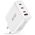 Wall Charger 100W 3x USB-C PD + QC3.0 USB Tech-Protect NC100W-GAN white 9490713934814