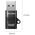 Adapter USB-C - USB-A AWEI (CL-13) black 6954284000925