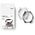 Case SAMSUNG GALAXY WATCH 6 CLASSIC (43MM) Ringke Slim 2-pack black transparent 8809919306294