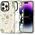 Case APPLE IPHONE 15 PRO MAX Tech-Protect MagMood MagSafe White Daisy transparent 9319456605402