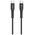 Cable 60W 1m USB-C - USB-C T-Phox Gentle black 6974670442658