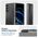 Case SAMSUNG GALAXY Z FOLD 5 Spigen Airskin black 8809896745628
