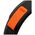 Strap for GARMIN FENIX 3 / 5X / 3HR / 5X PLUS / 6X / 6X PRO / 7X Tech-Protect Nylon orange - black 9319456606805