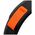 Strap for GARMIN FENIX 5 / 6 / 6 PRO / 7 Tech-Protect Nylon orange - black 9319456606751