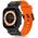 Strap for APPLE WATCH 4 / 5 / 6 / 7 / 8 / 9 / SE / ULTRA 1/2 (44 / 45 / 49 MM) Tech-Protect Delta Pro orange-black 5906302307838