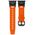Strap for APPLE WATCH 4 / 5 / 6 / 7 / 8 / 9 / SE / ULTRA 1/2 (44 / 45 / 49 MM) Tech-Protect Delta Pro orange-black 5906302307838
