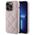 Guess case for iPhone 15 Pro 6,1&quot; GUHCP15LPSQSQSP pink HC PU Quilted Metal Logo 3666339149765