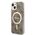 Guess set case + charger for iPhone 14 Plus 6,7&quot; GUBPP14MH4EACSW brown hard case 4G Print MagSafe 3666339102906