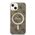 Guess set case + charger for iPhone 14 Plus 6,7&quot; GUBPP14MH4EACSW brown hard case 4G Print MagSafe 3666339102906