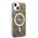 Guess set case + charger for iPhone 14 Plus 6,7&quot; GUBPP14MH4EACSW brown hard case 4G Print MagSafe 3666339102906