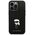 Karl Lagerfeld case for iPhone 13 Pro 6,1&quot; KLHCP13LSMHKNPK black HC Silicone Ikonik Metal Pin 3666339165932
