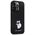 Karl Lagerfeld case for iPhone 14 Pro Max 6,7&quot; KLHCP14XSMHCNPK black HC Silicone C Metal Pin 3666339166342