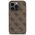 Guess case for iPhone 15 Pro 6,1&quot; GUHCP15LG4GFBR brown HC PU 4G Metal Logo 3666339171728