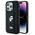 Karl Lagerfeld case for iPhone 13 Pro 6,1&quot; KLHCP13LGSAKCPK HC GRIPSTAND SAFFIANO KC PINS BLACK 3666339206819