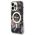 Guess case for iPhone 14 Pro Max 6,7&quot; GUHMP14XHCFWSK black hardcase Magsafe IML Flower 3666339115548