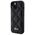 Guess case for iPhone 15 6,1&quot; GUHCP15SPSQSQSK black HC PU Quilted Metal Logo 3666339149604