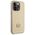 Guess case for iPhone 15 Pro Max 6,7&quot; GUHCP15XPS4DGPD gold HC PU 4G Metal Logo Strass 3666339151034