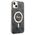 Guess set case + charger for iPhone 14 Plus 6,7&quot; GUBPP14MH4EACSK black hard case 4G Print MagSafe 3666339102821