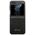 Guess case for Samsung Z Flip5 GUHCZF5HGGSHK black PU/TPU Glitter Script 3666339173951