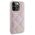 Guess case for iPhone 15 Pro Max 6,7&quot; GUHCP15XPSQSQSP pink HC PU Quilted Metal Logo 3666339149772