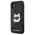 Karl Lagerfeld case for iPhone 11 / XR KLHCN61G2CPK black hardcase Glitter Choupette Patch 3666339170028