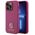 Guess case for iPhone 15 Pro 6,1&quot; GUHCP15LPS4DGPP pink HC PU 4G Metal Logo Strass 3666339150884