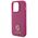 Guess case for iPhone 15 Pro 6,1&quot; GUHCP15LPS4DGPP pink HC PU 4G Metal Logo Strass 3666339150884