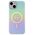 Guess case for iPhone 15 Plus 6.7&quot; GUHMP15MHITSQ turquoise hardcase IML Iridescent MagSafe 3666339154936