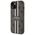 Guess case for  iPhone 15 6,1&quot; GUHMP15SP4RPSW HC MAGSAFE 4G PRINTED STRIPES BROWN 3666339203443
