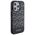 Guess case for  iPhone 15 Pro 6,1&quot; GUHMP15LHGCFSEK HC MAGSAFE GCUBE PU STRIPE BLACK 3666339194727