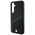 BMW case for Samsung Galaxy S24 black Signature Leather Textured & Line MagSafe 3666339241636