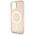 Guess case for iPhone 14 Plus 6,7&quot; GUHMP14MHCMCGP pink hardcase Magsafe IML Glitter Gold 3666339125875