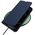 Case IPHONE 13 PRO MAX with a flip Dux Ducis Skin Leather navy blue 6934913047019