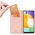 Case SAMSUNG GALAXY A03S with a flip Dux Ducis Skin Leather light pink 6934913049716