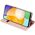 Case SAMSUNG GALAXY A03S with a flip Dux Ducis Skin Leather light pink 6934913049716