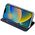 Case IPHONE 14 PLUS with a Flip Dux Ducis Skin Leather navy blue 6934913035085