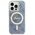 Original Case APPLE IPHONE 15 PRO Guess Hardcase IML 4G MagSafe (GUHMP15LH4STB) blue 3666339194642