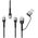 XO cable NB254 6in1 USB - USB-C + USB-C + microUSB + Lightning 1,2m black 6920680848461
