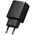 Baseus wall charger Compact PD 20W 1x USB-C 1x USB black 6932172627157
