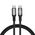 Rocoren Fast Charging cable Rocoren USB-C to USB-C Retro Series 2m 100W (grey) 061791  RCPBTT1-RTB0G έως και 12 άτοκες δόσεις 6975266730401