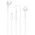 Earphones  Earldom ET-E69, Lightning, Microphone, White - 20748 έως 12 άτοκες Δόσεις