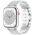 Techsuit Curea pentru Apple Watch 1/2/3/4/5/6/7/8/9/SE/SE 2/Ultra/Ultra 2 (42/44/45/49mm) - Techsuit Watchband (W052) - Silver 5949419138599 έως 12 άτοκες Δόσεις