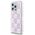 DKNY case for iPhone 15 Pro 6,1&quot; DKHCP15LLCPEPP white HC liquid glitters w checkered pattern 3666339271190