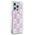 DKNY case for iPhone 15 Pro 6,1&quot; DKHCP15LLCPEPP white HC liquid glitters w checkered pattern 3666339271190