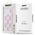 DKNY case for iPhone 15 Pro 6,1&quot; DKHCP15LLCPEPP white HC liquid glitters w checkered pattern 3666339271190