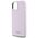 DKNY case for iPhone 15 6,1&quot; DKHMP15SSMCHLP pink HC Magsafe silicone w horizontal metal logo 3666339265854