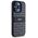 DKNY case for iPhone 15 Pro 6,1&quot; DKHCP15LPRTHSLK black HC PU repeat texture pattern w tonal stripe 3666339260415